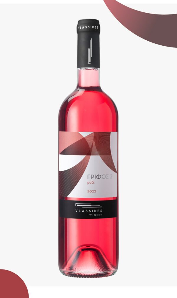 5292256000056 VLASSIDES WINERY GRIFOS 3 ROSE YIANNOUDI, GRENACHE VLASSIDES WINERY GRIFOS 3 ROSE YIANNOUDI, GRENACHE