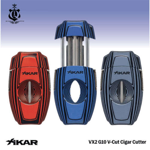 Cigar Cutter Xikar V Cut Red/blue
