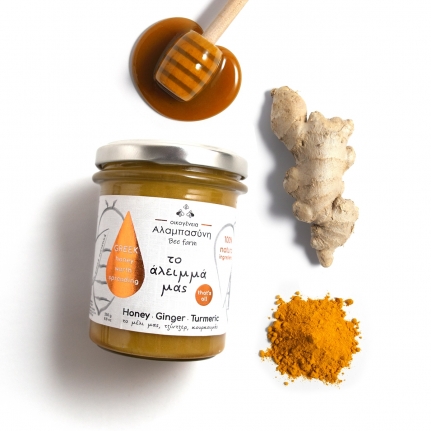 5214000827436 SPREAD HONEY GINGER TURMERIC 250GR SPREAD HONEY GINGER TURMERIC 250GR