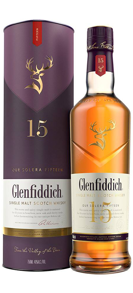 GLENFIDDICH 15 YEARS SINGLE MALT GLENFIDDICH 15 YEARS SINGLE MALT
