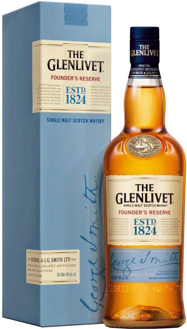 THE GLENLIVET FOUNDER'S RESERVE EST 1824 SINGLE MALT