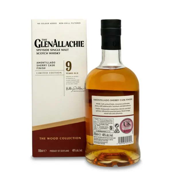 GLENALLACHIE 9 YEARS AMONTILLADO SHERRY CASK GLENALLACHIE 9 YEARS AMONTILLADO SHERRY CASK