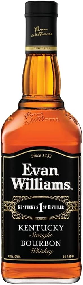 EVAN WILLIAMS KENTUCKY STRAIGHT BOURBON WHISKEY