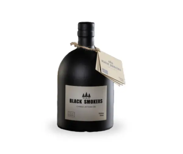 BLACK SMOKERS CYPRUS ARTISAN GIN BLACK SMOKERS CYPRUS ARTISAN GIN