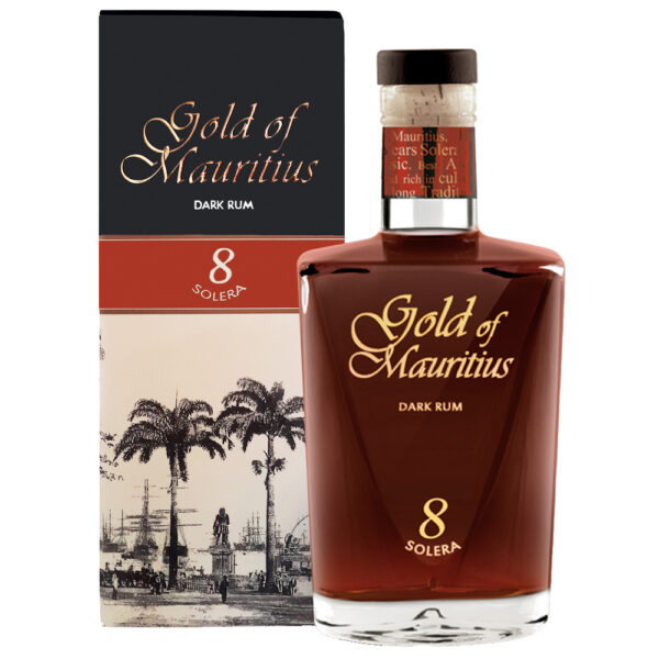 GOLD OF MAURITIUS DARK RUM 8 SOLERA GOLD OF MAURITIUS DARK RUM 8 SOLERA