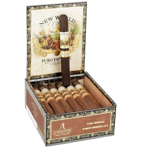 AJ FERNANDEZ NEW WORLD PURO ESPECIAL SHORT CHURCHILL 6X48 AJ FERNANDEZ NEW WORLD PURO ESPECIAL SHORT CHURCHILL 6X48