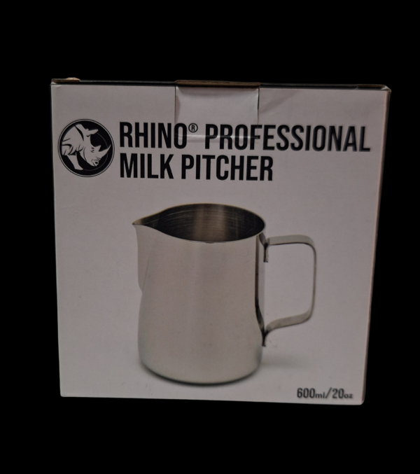 COFFEE RHINO PROFESSIONAL MILK PITCHER 600ML/20OZ
