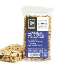 Sthenos Bar — Wholegrain, Blueberry & Sesame Paste