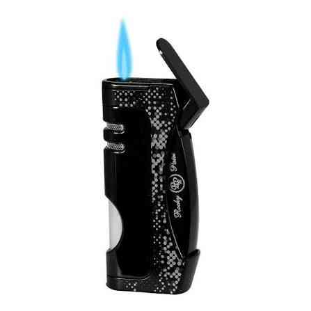LIGHTER ROCKY PATEL SUPER JET BLACK WITH DIMINISHING DESIGN