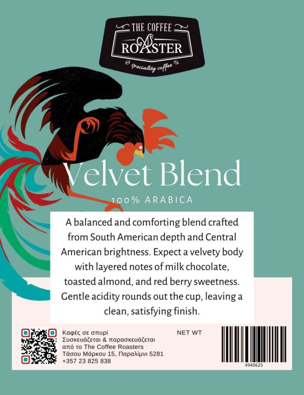 THE COFFEE ROASTER VELVET BLEND THE COFFEE ROASTER VELVET BLEND