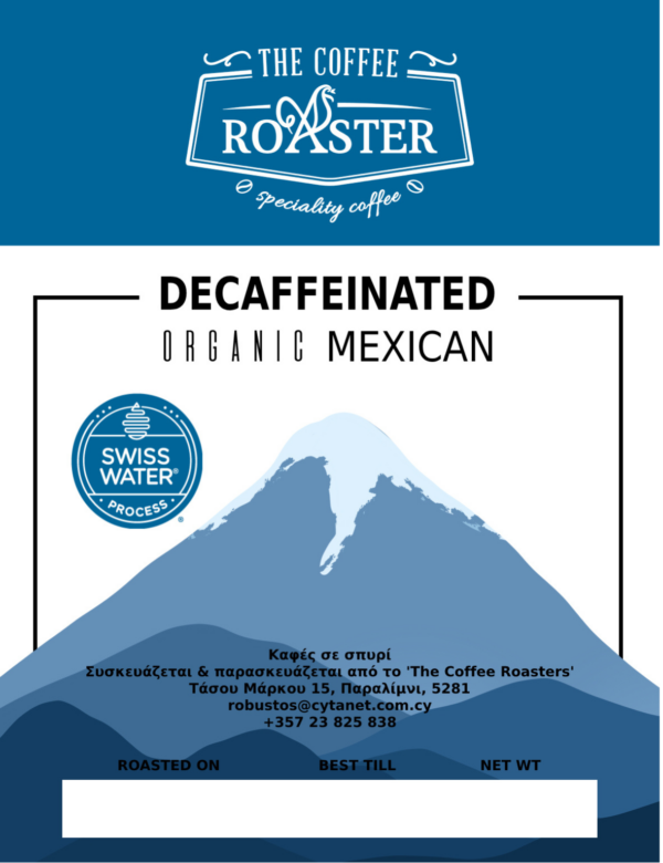 THE COFFEE ROASTER MEXICAN DECAF